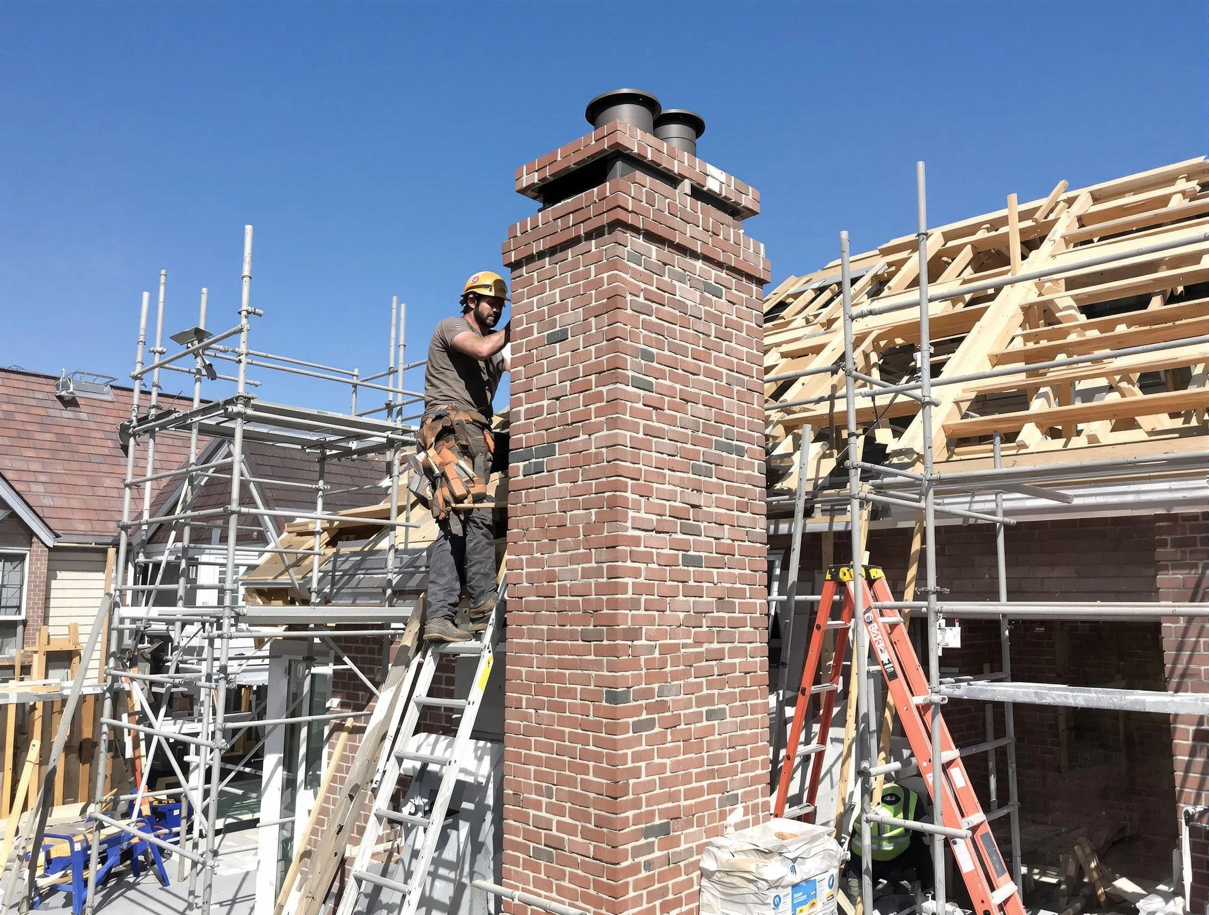 New chimney installation completed by Applewood Chimney Sweep in Applewood, CO