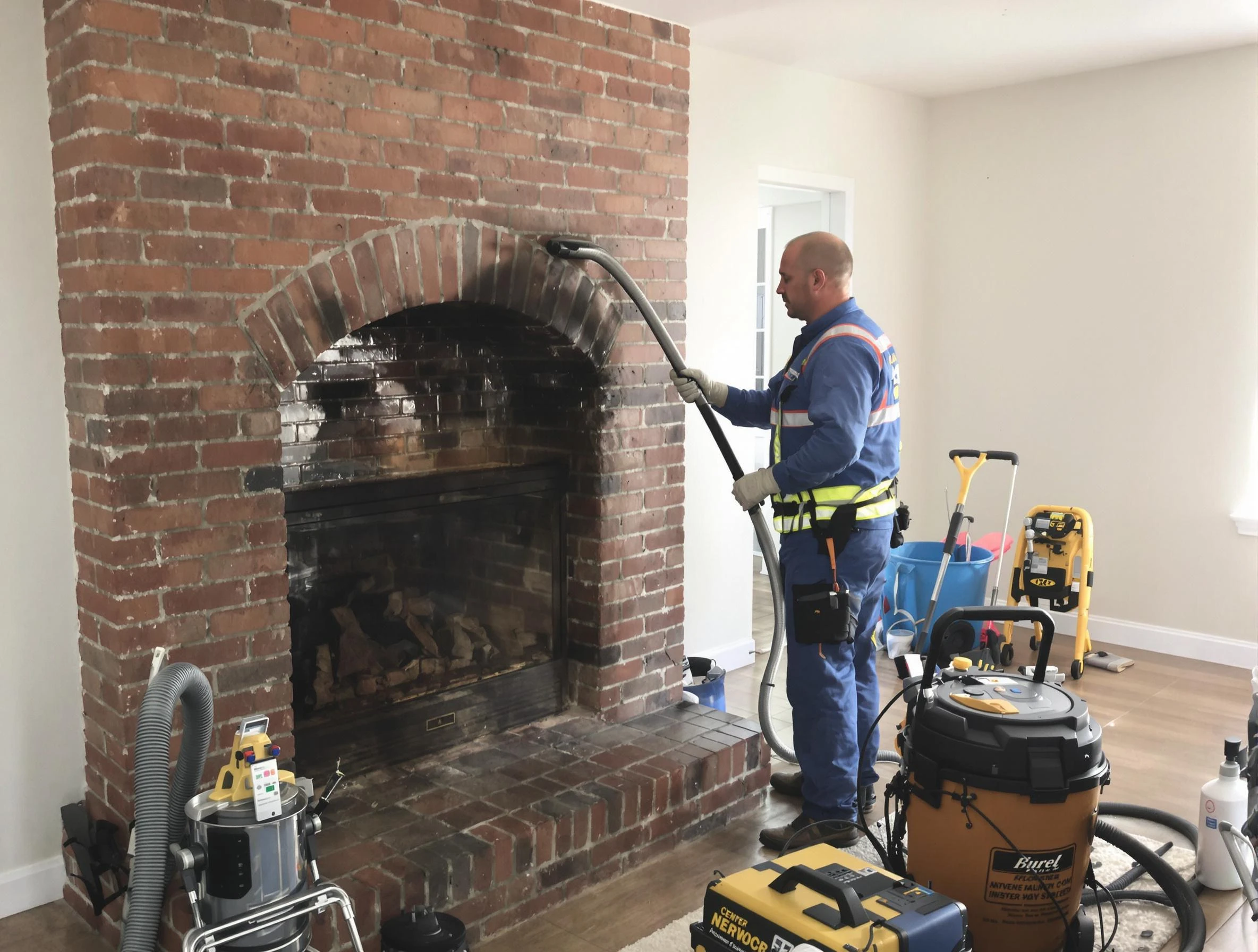 Applewood Chimney Sweep expert performing detailed chimney sweep in Applewood, CO